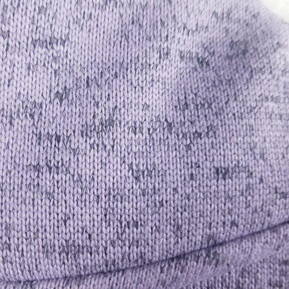 CHAMPION Woman's XL Purple heather Jacket Sweater Knit Zip Pockets Outdoors - Picture 10 of 16